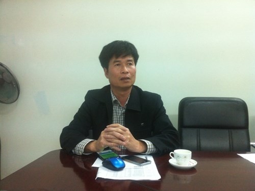 Ông Trần Việt Bằng, Tổng giám đốc Isuzu Long Biên trong buổi làm việc với phóng viên.

