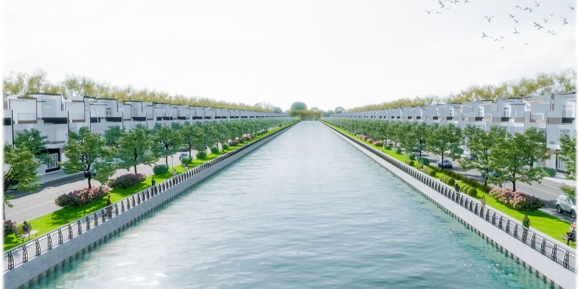 Dự án kênh Tham Lương - Bến Cát - rạch Nước Lên đi qua 7 quận, huyện dự kiến hoàn thành vào ngày 30/4/2025 (Ảnh: Ban Quản lý dự án đầu tư xây dựng hạ tầng đô thị TP HCM)
