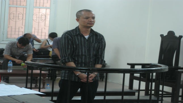 Bị cáo Nguyễn Hồng Minh tại tòa