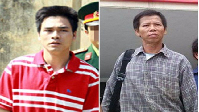 Lý Nguyễn Chung (bên trái) - người khiến ông Chấn bị oan. Ảnh: T.Nhung