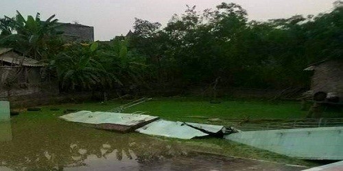 Vĩnh Phúc: Sập tường bể bơi, một học sinh tử vong