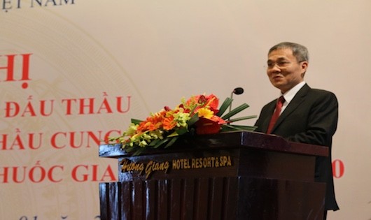 Phó Tổng Giám đốc BHXH Việt Nam Phạm Lương Sơn phát biểu tại Hội nghị