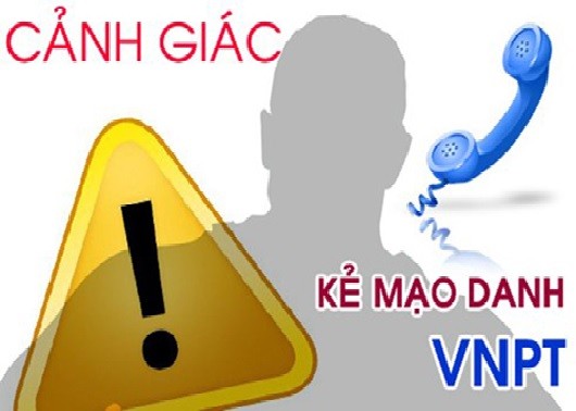Khuyến cáo về việc giả mạo website VNPT