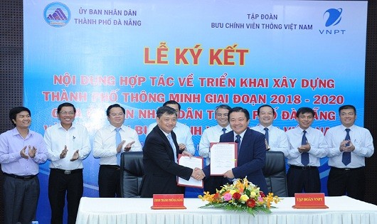 Trong giai đoạn 2018 - 2020, Tập đoàn VNPT và UBND Tp Đà Nẵng sẽ đẩy mạnh hợp tác trong việc xây dựng đô thị thông minh