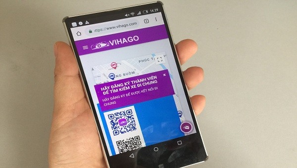 "Lính mới" Vihago.com đang gây chú ý trên thị trường các ứng dụng kết nối trong lĩnh vực giao thông