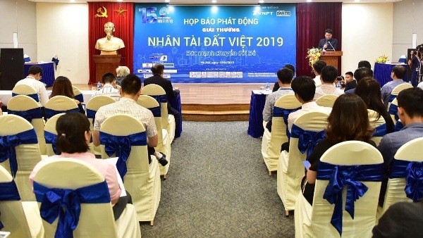 Họp báo công bố Giải thưởng Nhân tài Đất Việt năm 2019.