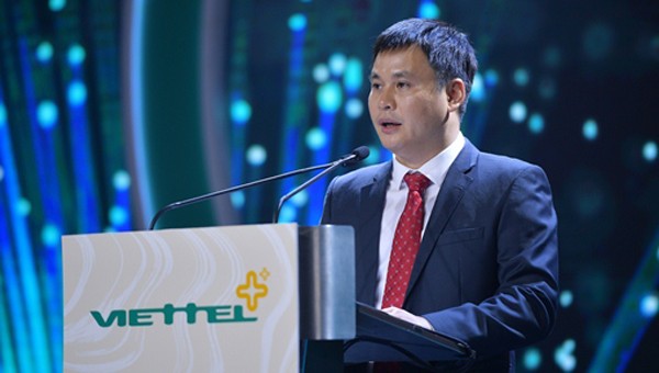 Ông Cao Anh Sơn - Tổng Giám đốc Tổng Công ty Viễn thông Viettel - phát biểu tại lễ ra mắt Chương trình chăm sóc khách hàng Viettel++