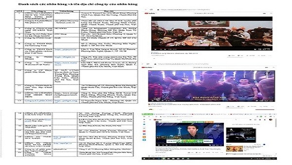 15/20 DN vi phạm mà Cục Phát thanh truyền hình và Thông tin điện tử đã nêu trước đó đã yêu cầu Youtube rà soát không để tình trạng hiển thị các quảng cáo trên các clip phản động.