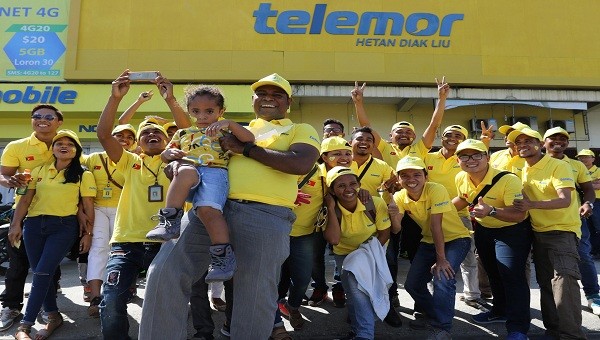 Telemor đang giữ vị trí số 1 tại thị trường và cũng là thương hiệu tốt nhất tại Đông Timor. 