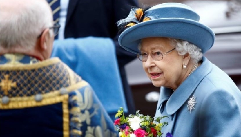 Nữ hoàng Anh Elizabeth II rời khỏi sự kiện thường niên của Khối thịnh vượng chung tại Tu viện Westminster ở London, Anh ngày 9/3/2020. Ảnh: REUTERS 