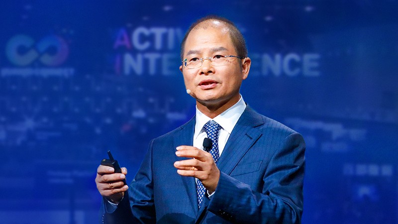 Ông Eric Xu - Chủ tịch luân phiên của Huawei. 