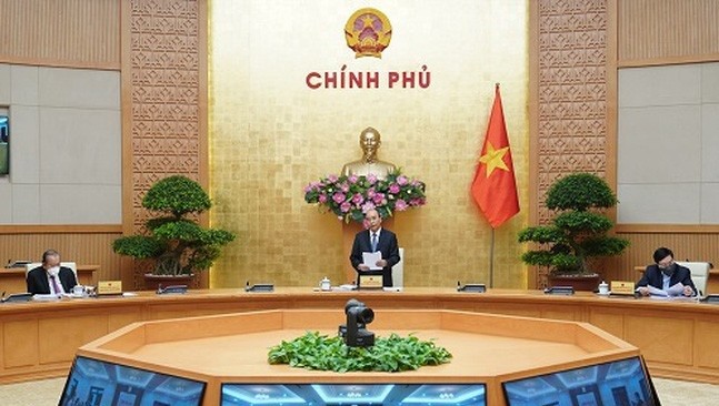 Thủ tướng Nguyễn Xuân Phúc chủ trì Hội nghị của Chính phủ với các địa phương về các giải pháp ứng phó với dịch COVID-19.