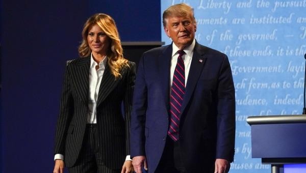 Tổng thống Trump và đệ nhất phu nhân Melania Trump (Ảnh: AP)