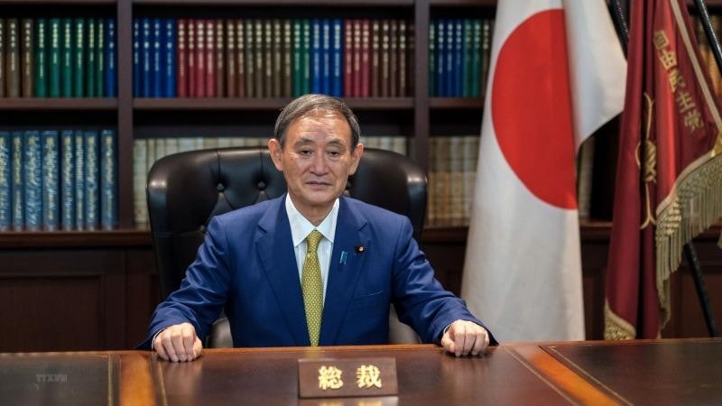 Tân Thủ tướng Nhật Bản  Suga Yoshihide. Ảnh: AFP/TTXVN