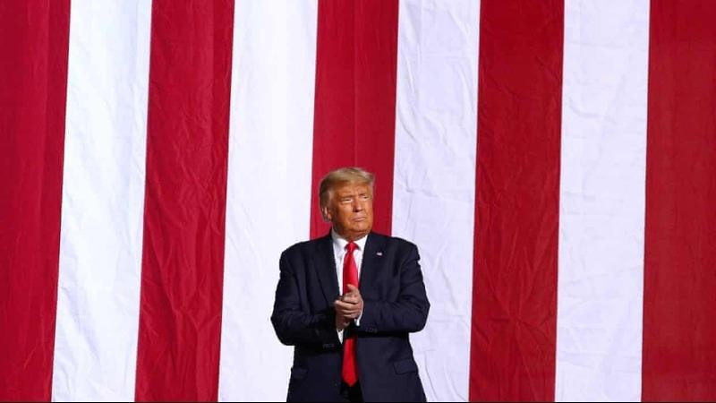 Ông: Donald Trump tổ chức một cuộc vận động tranh cử ở Gastonia, Bắc Carolina, vào ngày 21/10. Ảnh: Reuters