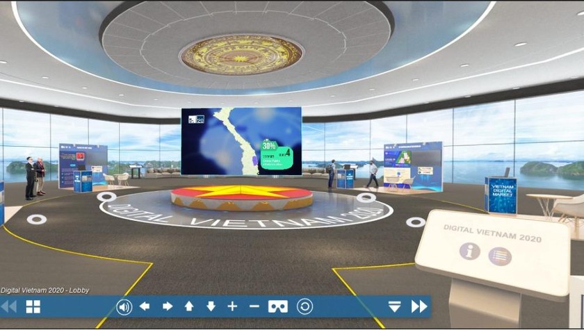 platform 3D - nền tảng do Viettel nghiên cứu và phát triển - chính thức vận hành thành công trong việc xây dựng các gian hàng thực tế ảo tại ITU Digital World 2020.