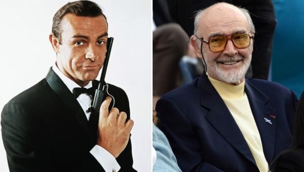 Sean Connery "007" và ở tuổi 90.