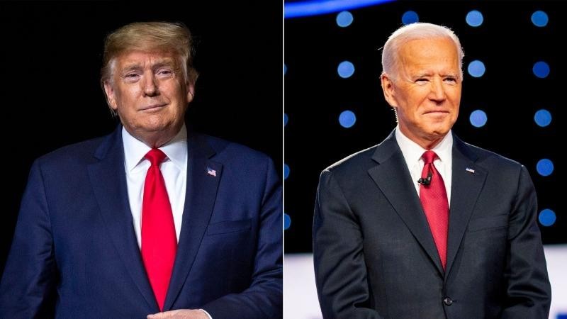 Tổng thống Trump (trái) và ứng viên đảng Dân chủ Joe Biden. Ảnh: USA Today 