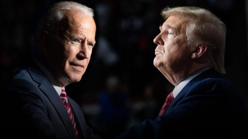 Ứng cử viên bầu cử Tổng thống Mỹ năm 2020: Ông Joe Biden (trái) và đương kim Tổng thống Donald Trump (phải).