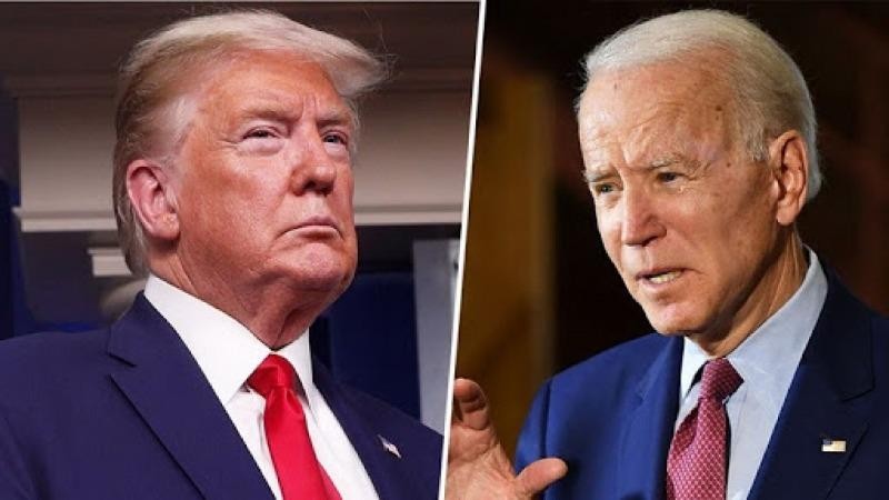 Hai ứng cử viên Tổng thống Mỹ: ông Donald Trump (trái) và Joe Biden (phải).