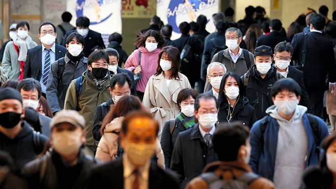 Chính quyền tỉnh Osaka yêu cầu người dân hạn chế đi lại khi không cần thiết.