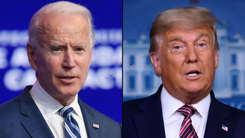 Tổng thống đắc cử Joe Biden (trái) và đương kim Tổng thống Donald Trump.