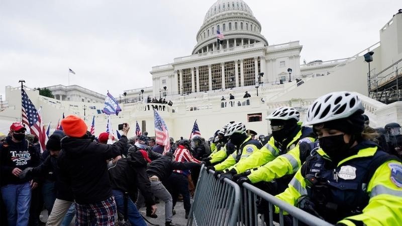 Cuộc bạo loạn ngày 6/1 ở tòa nhà Quốc hội Mỹ.