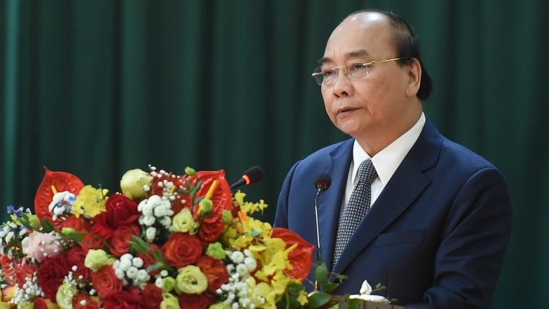 Thủ tướng Nguyễn Xuân Phúc: Quân đội bao giờ cũng là chỗ dựa vững chắc của Đảng, Nhà nước và nhân dân - Ảnh: VGP/Quang Hiếu