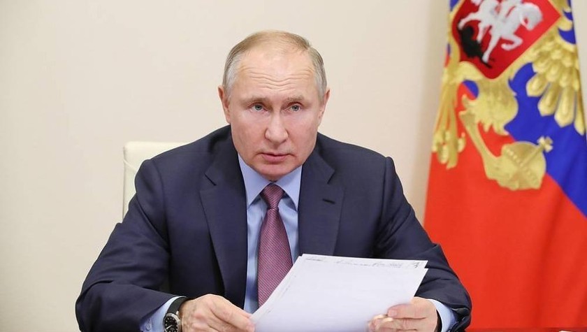 Tổng thống Nga V. Putin. Ảnh: TASS