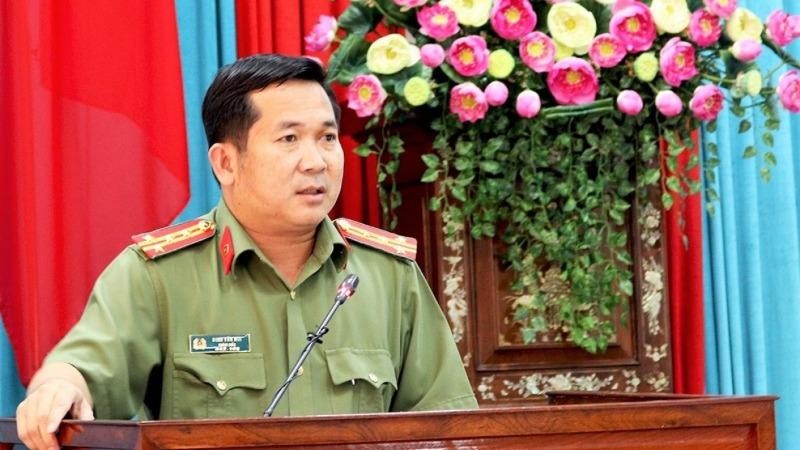 Đại tá Đinh Văn Nơi - Giám đốc Công an tỉnh An Giang.