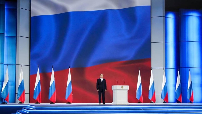Tổng thống Nga Putin đọc thông điệp liên bang.