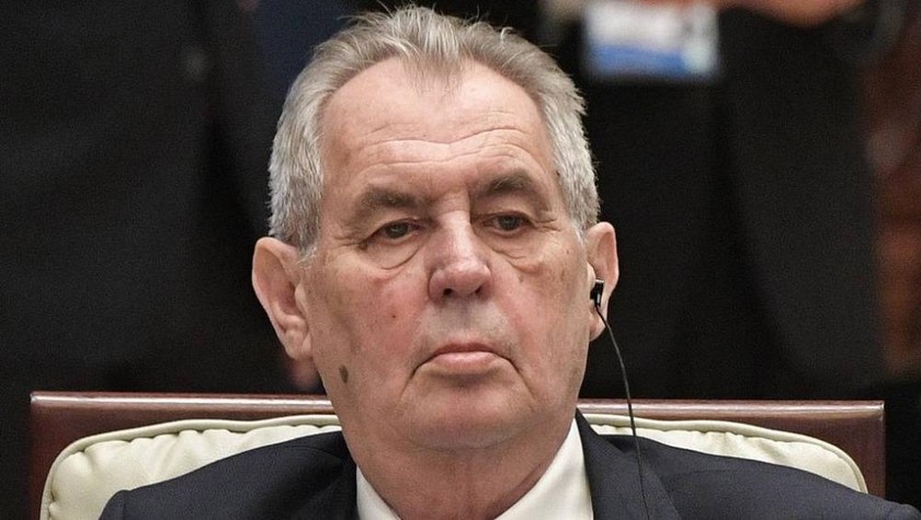 Tổng thống Séc Milos Zeman.