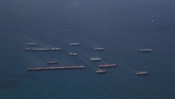 Tàu Trung Quốc ở Biển Đông. Nguồn: AFP/TTXVN