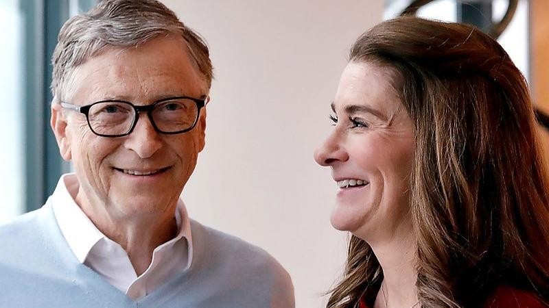 Bill Gates và Melinda French Gates.