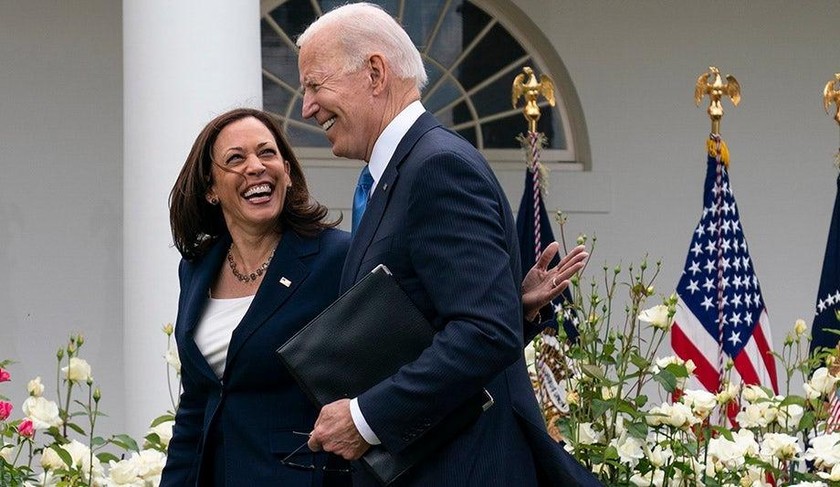 Tổng thống Mỹ J. Biden và Phó tổng thống K.Harris tại Nhà Trắng hôm 13/5. 