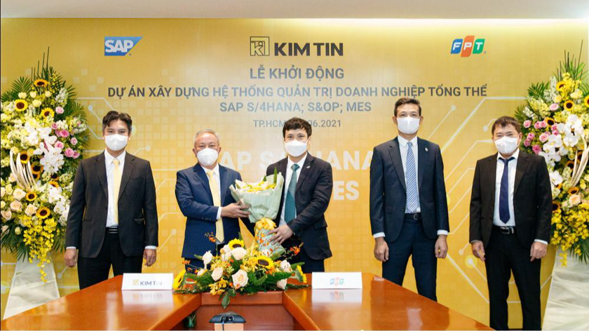 Kim Tín và FPT khởi động dự án chuyển đổi số của hai tập đoàn hàng đầu Việt Nam.