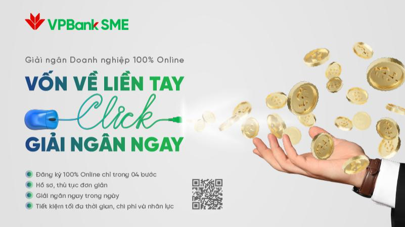 VPBank ra mắt dịch vụ đột phá đối với SME: Giải ngân 100% online