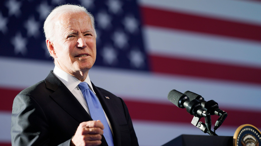 Tổng thống Mỹ Joe Biden trong cuộc họp báo sau hội đàm thượng đỉnh Mỹ Nga ở Geneva ngày 16/6.