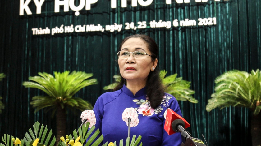 Bà Nguyễn Thị Lệ tái đắc cử Chủ tịch HĐND TP HCM khóa X.