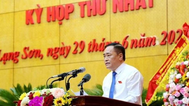 Ông Hồ Tiến Thiệu, Chủ tịch UBND tỉnh Lạng Sơn.