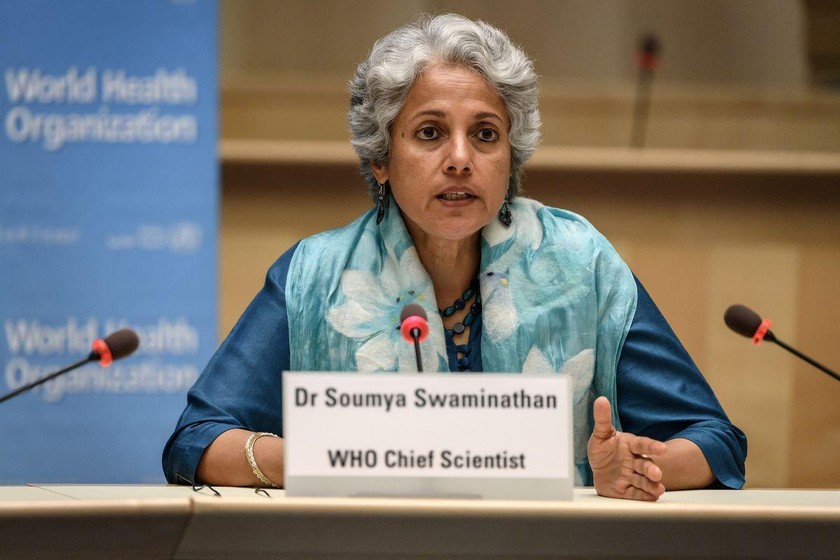 Nhà khoa học trưởng của Tổ chức Y tế Thế giới (WHO) Soumya Swaminathan. (Ảnh: Fabrice Coffrini / Pool, REUTERS)