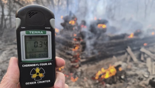 Phóng xạ tăng gấp 16 lần sau vụ cháy rừng gần Chernobyl