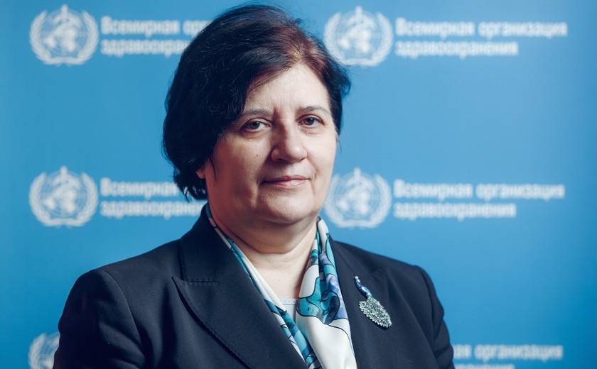 Đại diện Tổ chức Y tế Thế giới ở Nga, bà Melita Vujnovic. Ảnh: RBK.