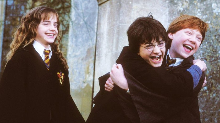 Daniel, Rupert và Emma nổi tiếng sau khi đóng vai chính trong bộ phim "Harry Potter". Ảnh: Getty Images.