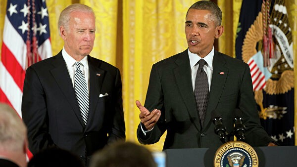 Ông Joe Biden và ông Barack Obama. Ảnh: AP Photo/ Pablo Martinez Monsivais. 