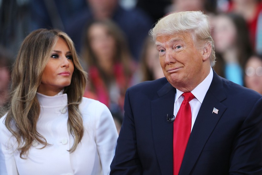 Tổng thống Donald Trump cùng vợ Melania  Trump.