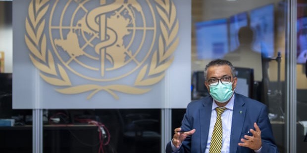 Tổng Giám đốc Tổ chức Y tế thế giới (WHO) Tedros Adhanom Ghebreyesus. 