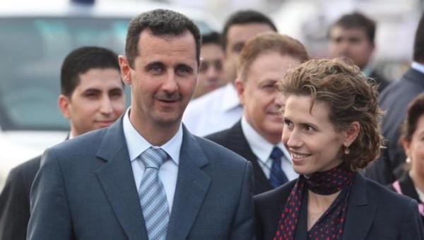 Tổng thống Syria Bashar al-Assad và phu nhân Asma. 
