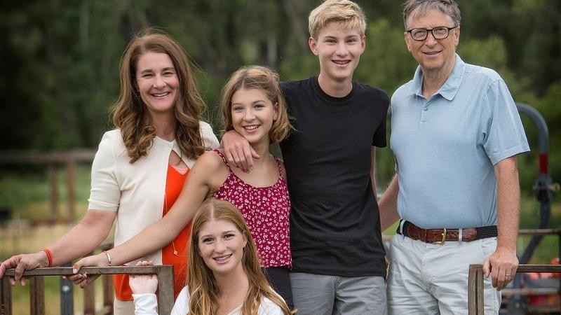 Gia đình của Bill và Melinda Gates.