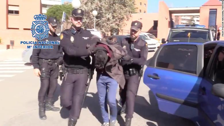 Cảnh sát quốc gia Tây Ban Nha đã bắt giữ Alberto Sanchez Gomez vào tháng 2/2019.